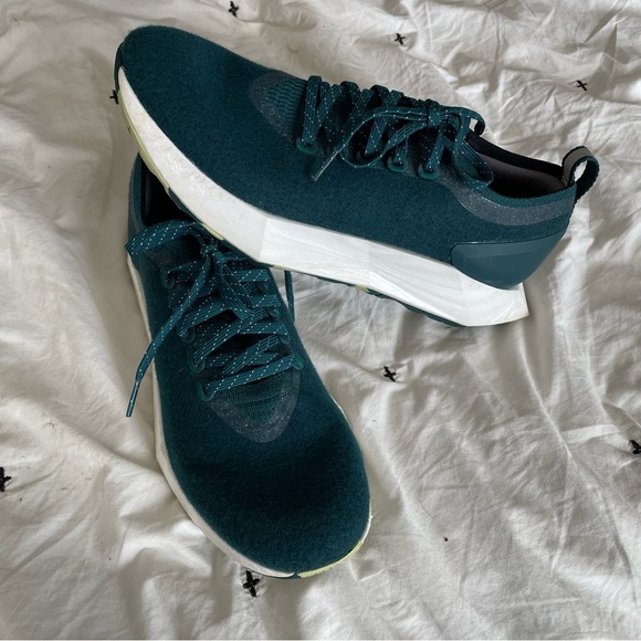 Allbirds | Women's Wool Flyer Mizzles Teal Tennis Shoe Wool sz 10.5 - Picture 5 of 12
